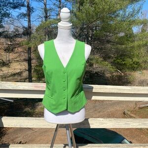 Nicole Miller Lime Green Women's Vest
